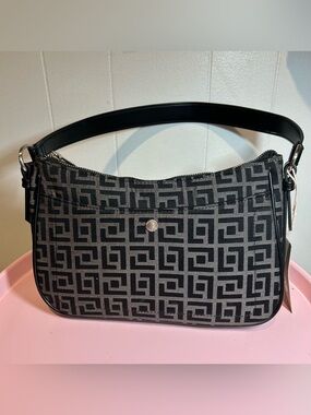 Fiorelli Black Geometric Pattern Shoulder Bag